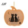 Decorative Pumpkin Pendant for Halloween Spooky Friendship Ornament Ghost Cat 2D Flat Acrylic Seasonal Decor Party Decoration Hanging Window