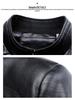 Men's Casual Autumn Leather Jacket - Middle-aged Plus Velvet Thick Style