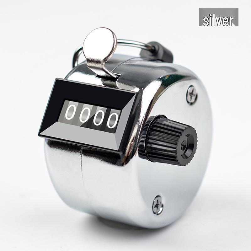 Four-Digit Handheld Metal and Plastic Tally Counter for People Flow Measurement