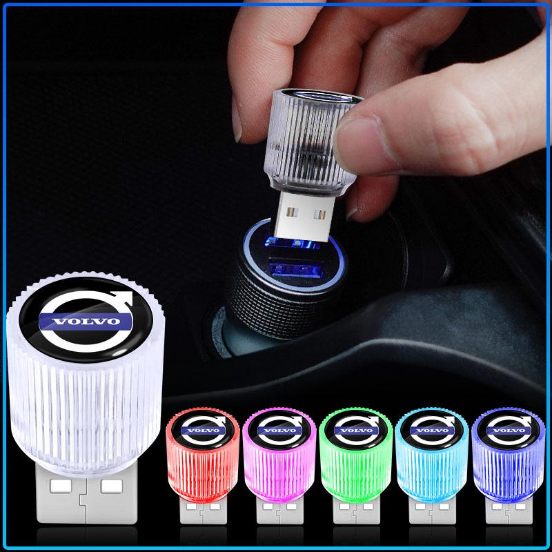 LED Car Atmosphere Lights Auto Interior Decoration Accessories For Volvo XC60 XC90 S60 S80 S40 V40 V60 V70 V50 XC70