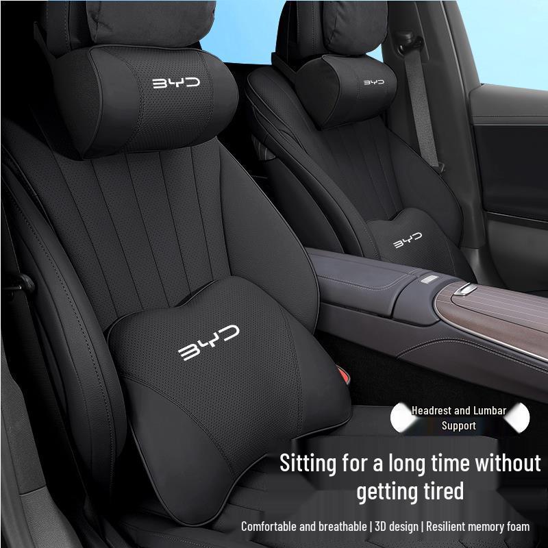 BYD E2/E3/E9 Memory-Schaum Nacken- und Lendenwirbelstützkissen-Set