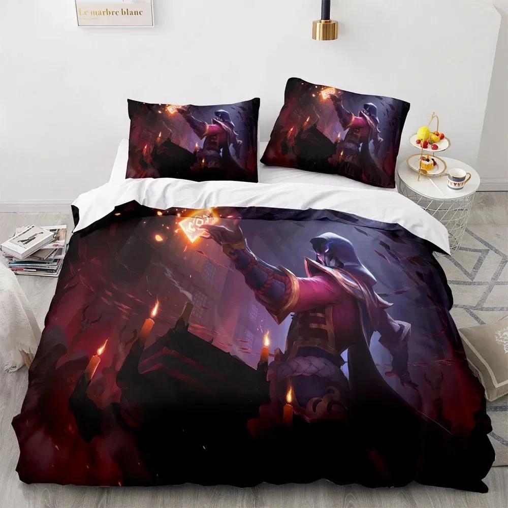 New Print League of Heroes Bedding Set Printed Bed Set With Pillowcase Bed Duvet Cover Soft Single Double Queen Super King Size