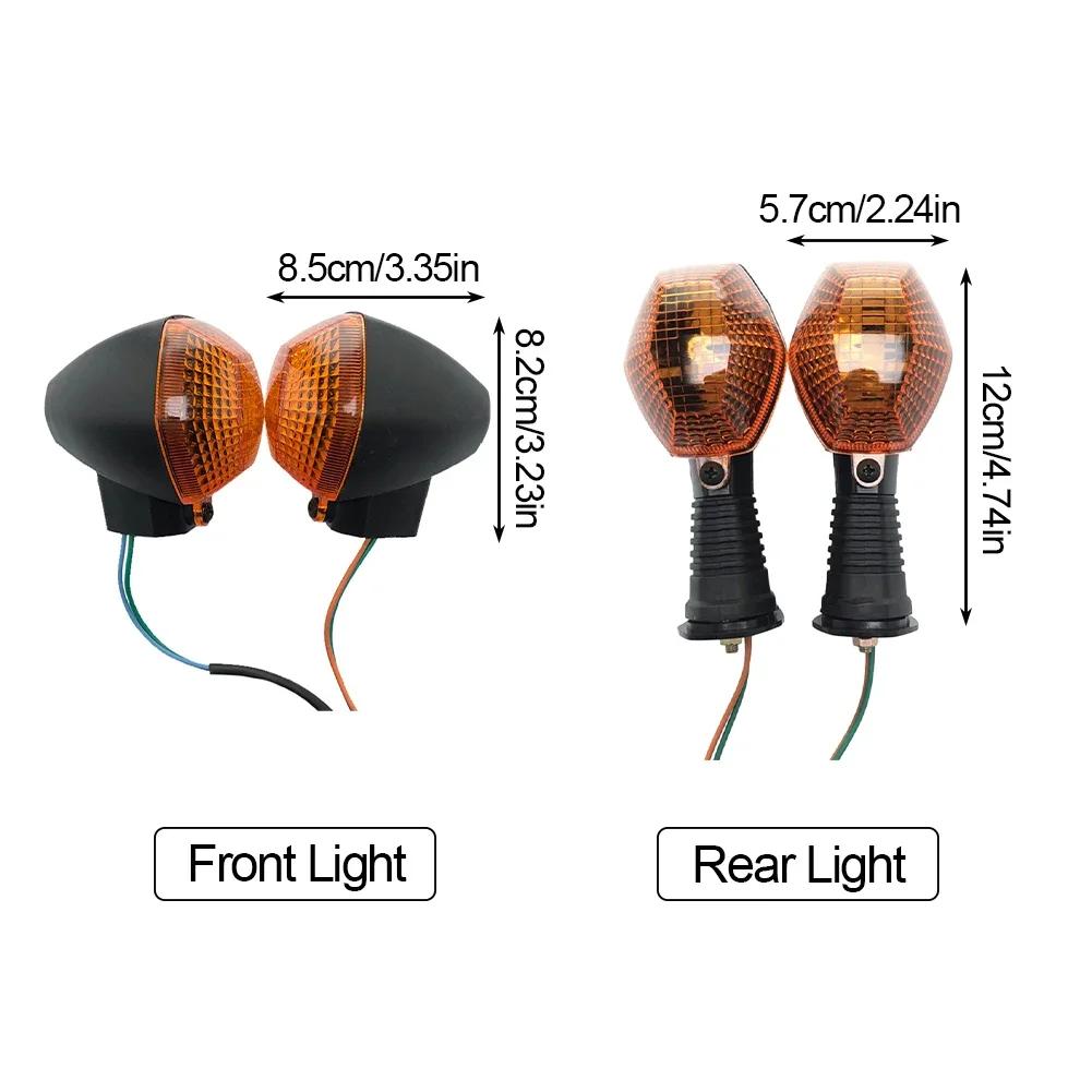 2Pcs Motorcycle Indicator Lamp Bulb Turn Signal Front Rear Light fit For Suzuki V-Strom DL 650 GSF 600S 1200S Bandit SV 650S
