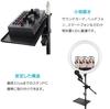 ENN LLC Tray Microphone with Mounting Clamp Clamp-on Stand, Metal,