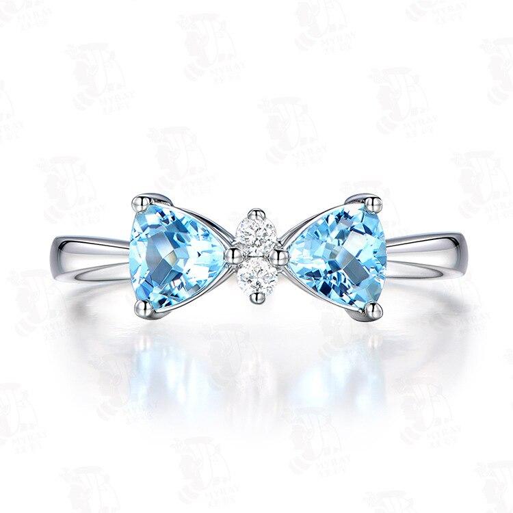 

BELLA BOX Роскошное женское кольцо с открытым регулируемым размером ювелирных изделий для свадебной вечеринки, оптовая продажа, подарок Resizable синий