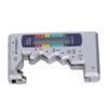 Digital Battery Tester ABS LCD Screen Button Cell Battery Checker for 1.5V 9V Metering Silver