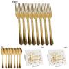 Stylish Gold Polka Dot Stamping Happy Birthday Party Decor Supplies Disposable Tableware Essentials