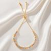 New Geometry Bead Drawstring Adjustable Bracelet Trendy Fashion Simple Temperment Versatile Transfer Bead Jewelry Gift