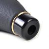 New Car Universal 5 Speed Gear Shift Knob Wood Color Grain Leather MT Gear Shift