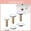 Premium Brass Sink Stopper Replacement Kit With Spring For Push Down Style Covers