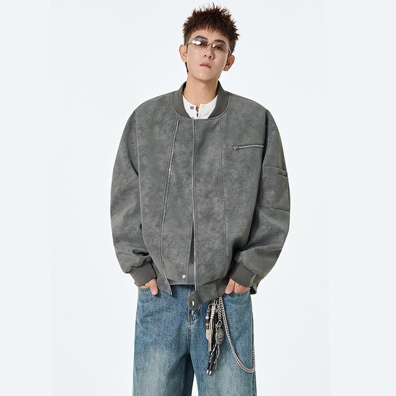 

Бейсбольная куртка Куртка для мужской Новой осени и зимы Свободная Повседневная Спортивная Ретро 3XL