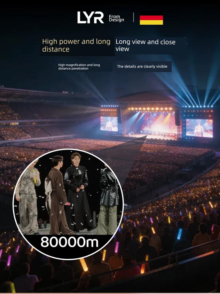 Monocular Telescope for Concerts, a Special Photography Tool for Mobile Phones, Long-Focus High-Magnification, High-Definition, Day and Night Use
