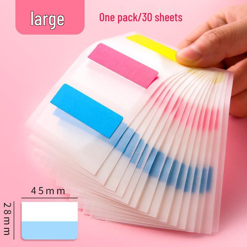 Sticky Notes and Index Tabs: Convenient Label Stickers and Small Strip Markers