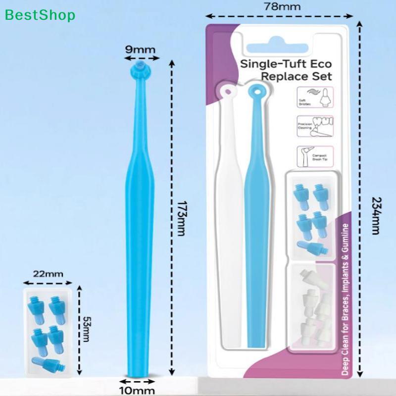 Interdental Brush Single-Beam Soft Teeth With Replacement Head Cleaning Toothbrush Oral Care Tool Small Head Soft Hair Implant