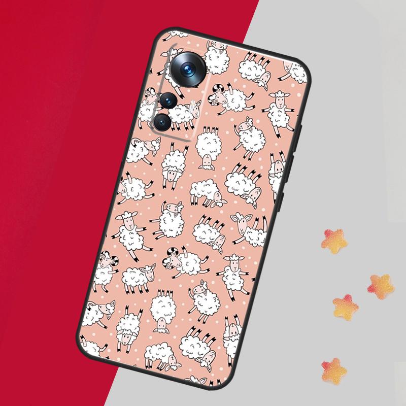 Cute Sheep Case For Xiaomi 14T Pro 11T 12T 13T 13 14 15 Ultra Cover For POCO F7 F6 F5 X3 X5 X6 X7 Pro