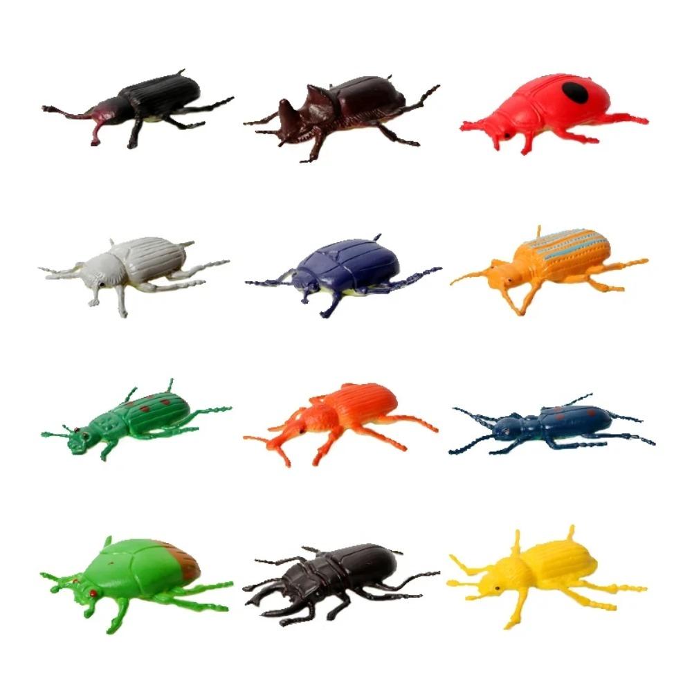 Simulation Plastic Animal Figurines Collection - Marine, Land & Insect Animals Miniature Set Toy for Kids Gift Playset Model