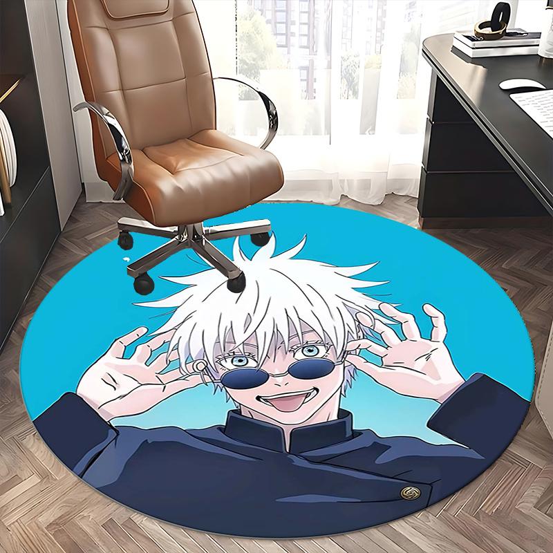 Hunter x Hunter,Gon Freecss Chair mat Round Rug Office carpet, Non slip, Suitable for Living Rooms, Bedrooms Decor 1205653a