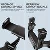 Universal Adjustable 360-Degree Rotating Car Rear View Mirror Mount Stand - GPS Navigation and Cell Phone Holder with Easy Installation