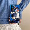 Fußball Anime B-Blau L-Lock Handyhülle Für Samsung S 24 Fe 25 Ultra Plus 20 Lite 21 30 22 23 24 22 Ultra 5G Fundas