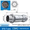 Weipu SF12 Aviation Connector, 2 to 9-Pin Male-Female Straight Pair
