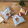 A-ahiruno P-pekkle Cartoon Stitch Lucky Dragon Pillow Cover Sofa Cushion Cover Home Room Decoration Children Gift