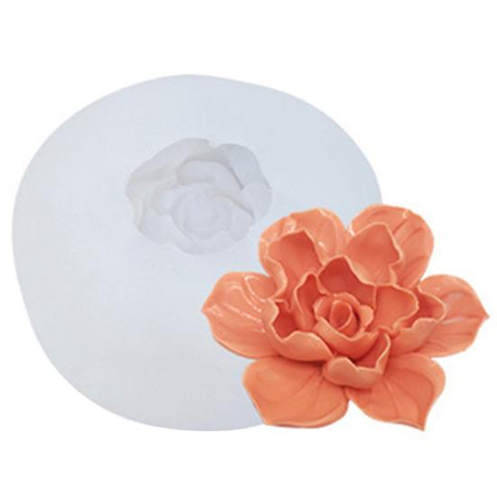 Kakeform non-stick Lett å rengjøre DIY Silikon Valentine Day Party Rose Flower Form Dessertform for bakeri