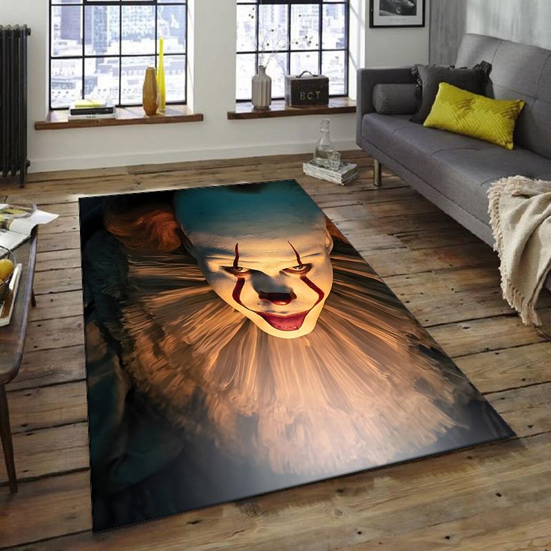 1pc Pennywise3 Design Area Rug - Non-Slip, Soft & Cozy Floor Mat for Living Room, Bedroom, Office - Indoor/Outdoor Decorative Carpet