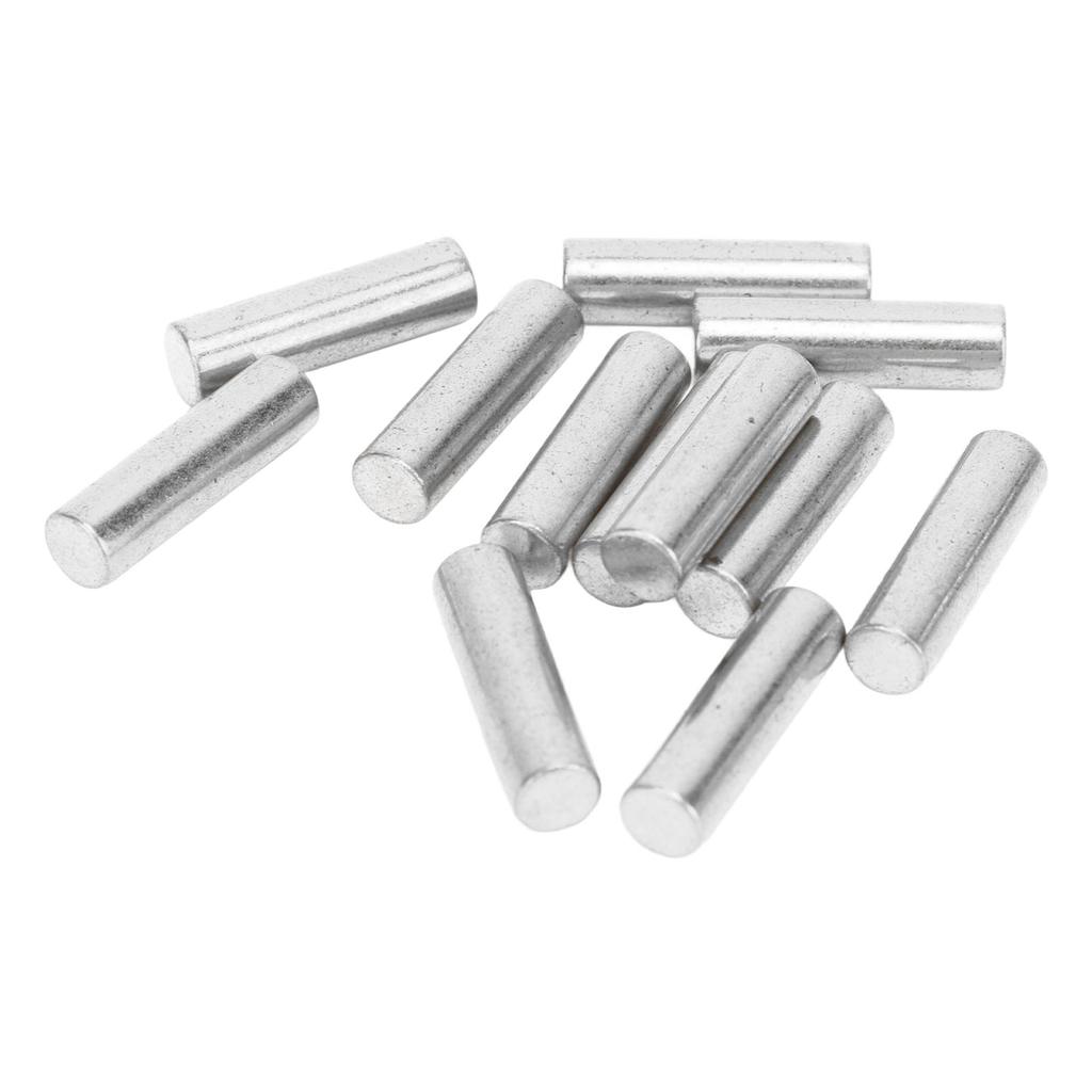 12PCS Pickup Magnet Slug Rod Replacement Electric Guitar Pickup Metal Magnetic Columns Silver