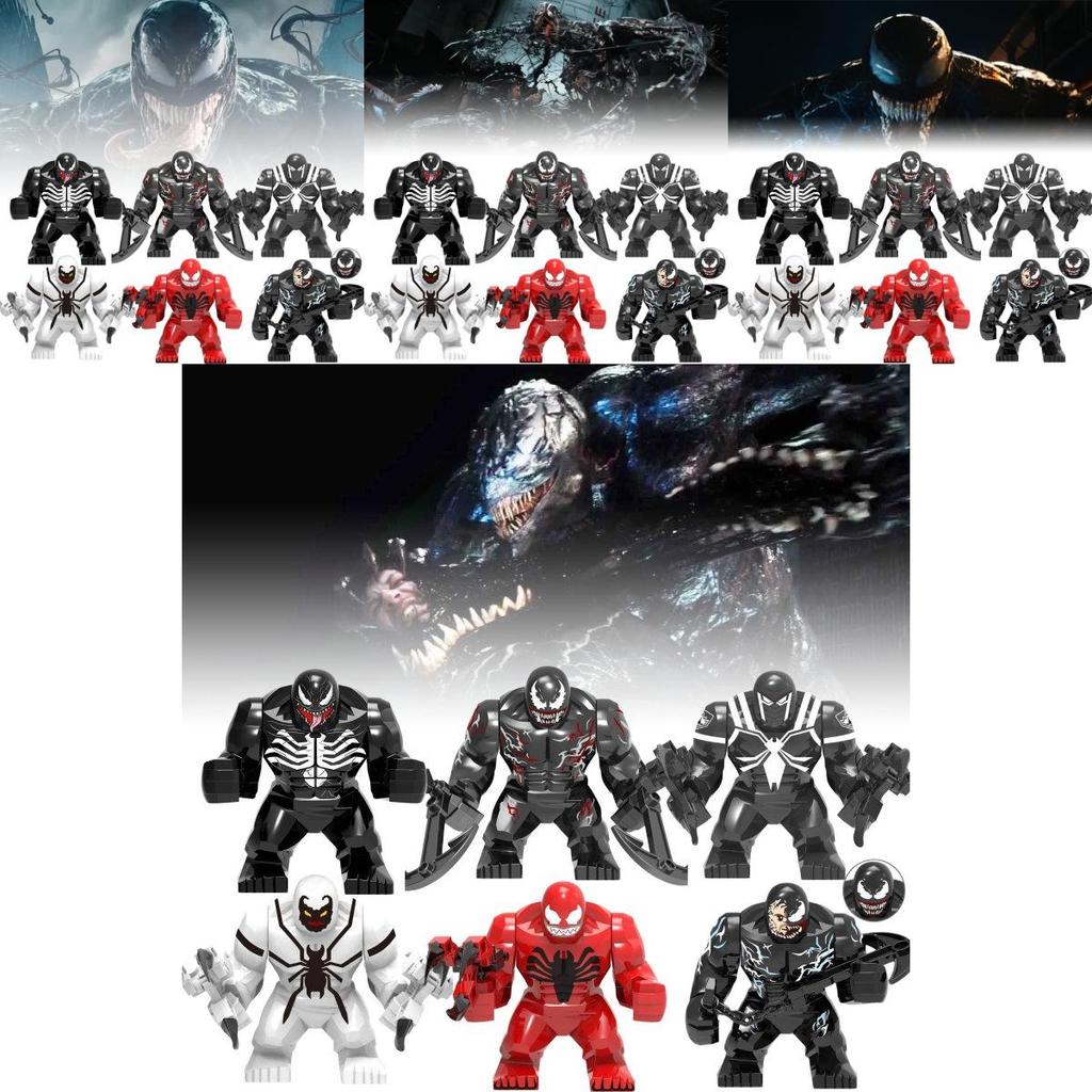 Venom Building Blocks Bricks Big Minifigures Bagged Educational Toys Perfect Gift For Kids And Collectors