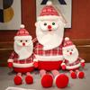 Christmas Santa Plush Doll & Throw Pillow Gift for Kids