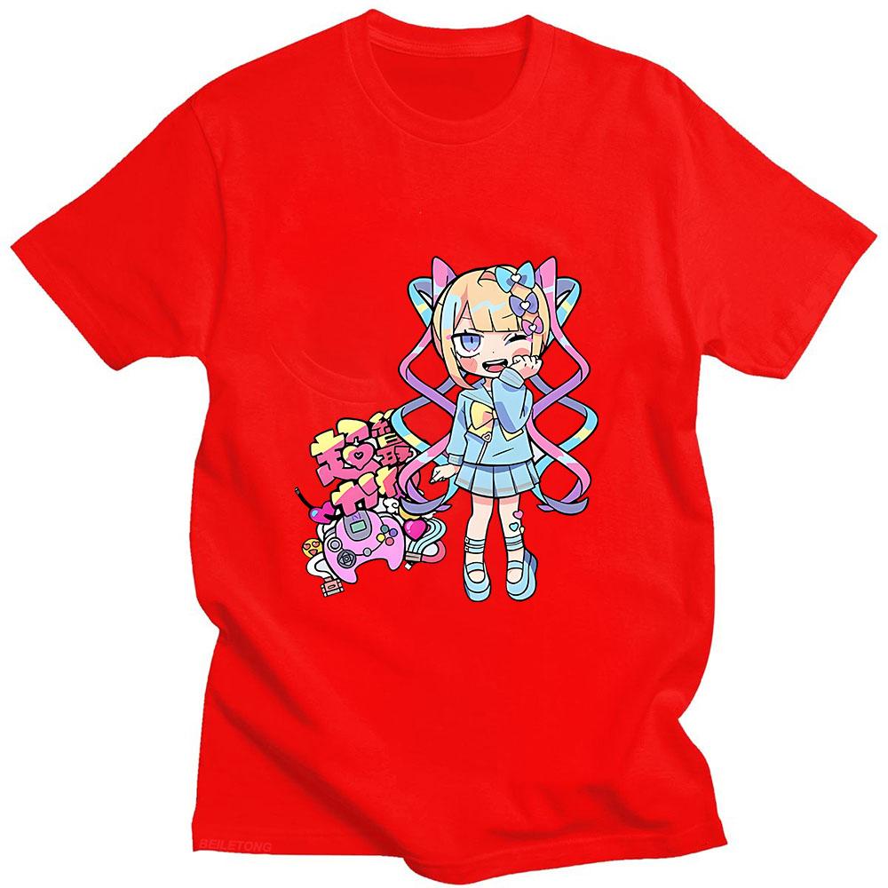 NEEDY GIRL OVERDOSE Tshirts 100% Cotton Shirt Women Kawaii Clothes Anime Graphic T Shirts Summer Prevalent T-shirts Short Sleeve