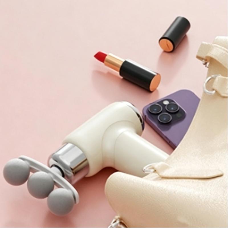 Upgraded Fascia Gun Replaceable 3/5-Head Massager Muscle Relaxation Silent Massager Portable Mini Electric Fascia Massager