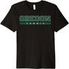 Oregon Tennis Green Vintage Text Premium T-Shirt