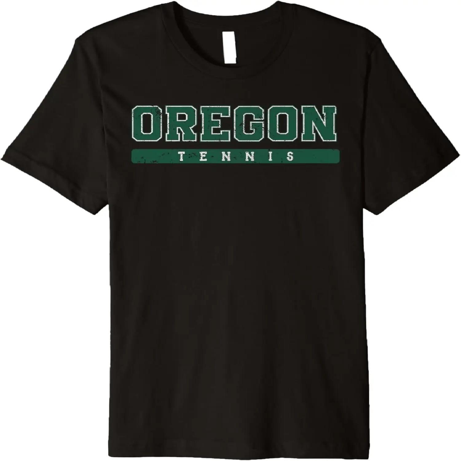 

Oregon Tennis Green Vintage Text Premium T-Shirt S чёрный