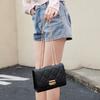 Fashion Embroidered Rhombus Single Shoulder Crossbody Square Bag New Niche Texture Large Capacity Versatile Women's Bag