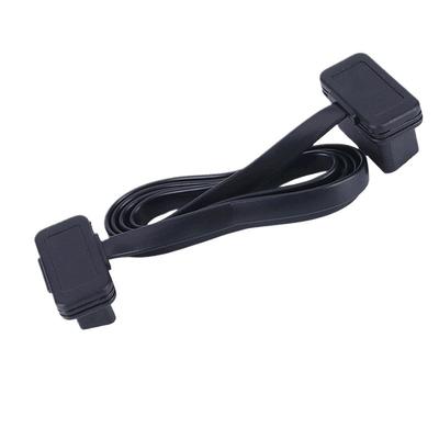OBD2 Diagnosewerkzeug ELM327 Adapter 16Pin OBDII OBD2 Kabelstecker Flach Dünn wie Nudel Stecker Auf Buchse Verlängerung