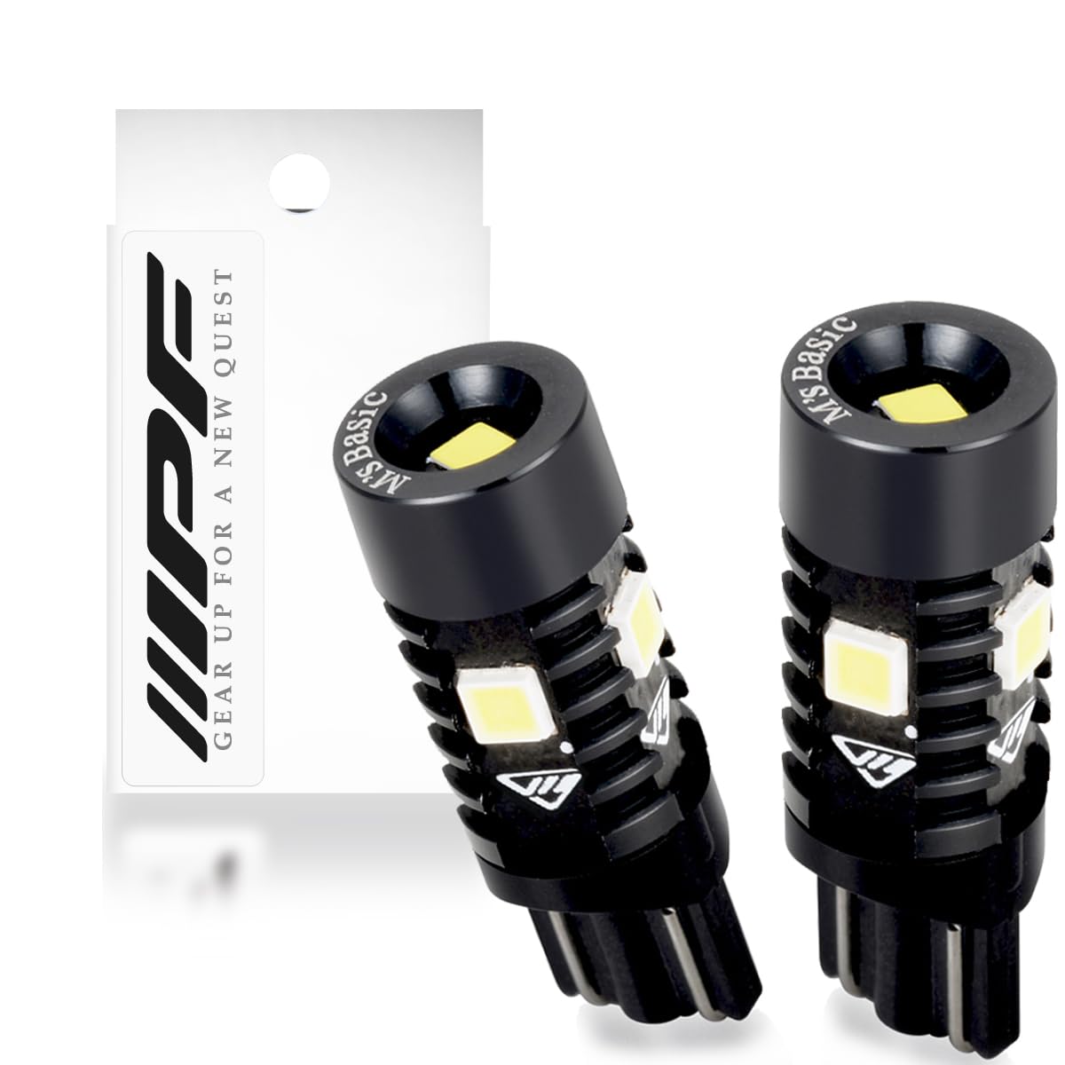 

M s Basic by IPF AMZ-PL004 Position Lamp, LED for Cars, T10, 450lm, 6500K, White,