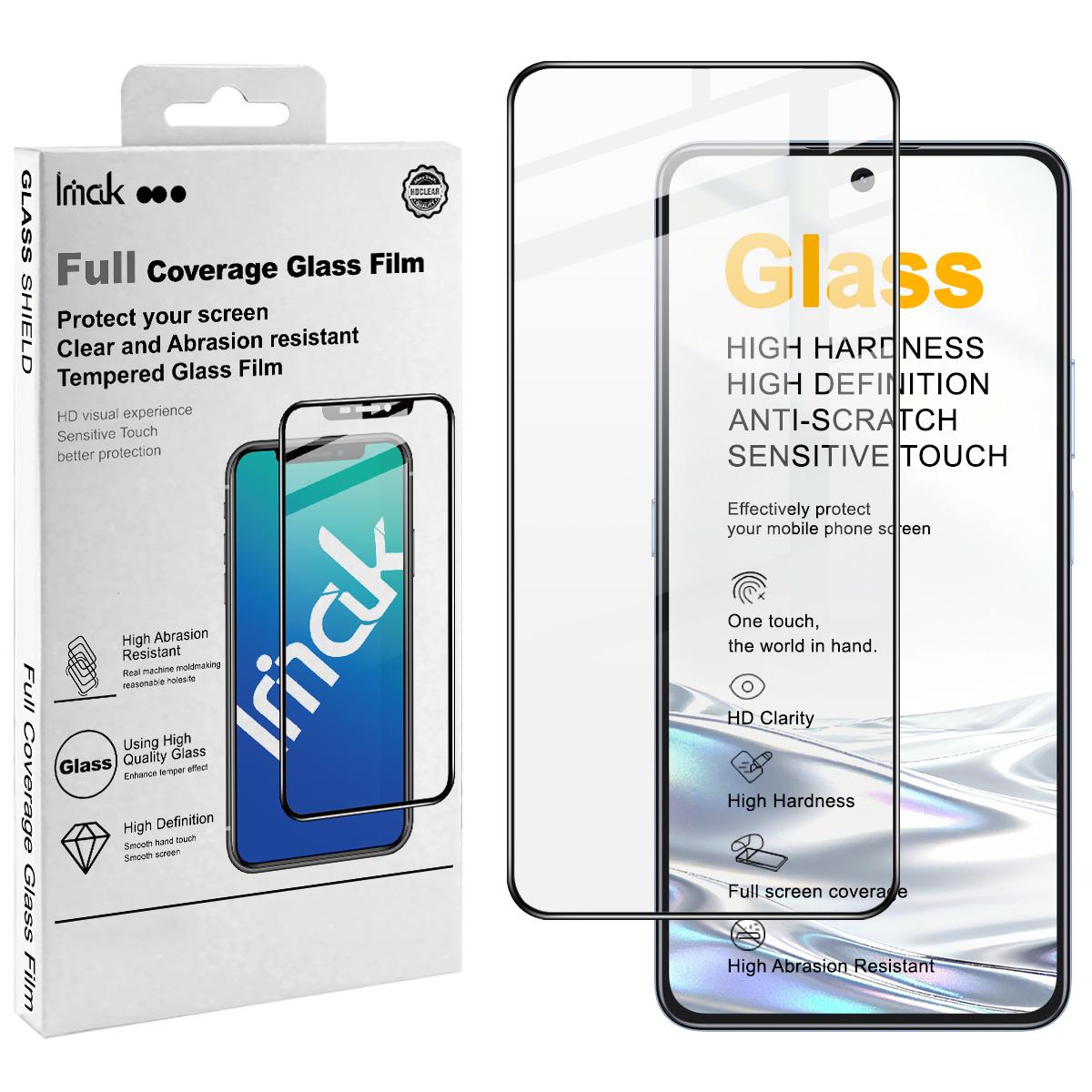 

For Honor X8d 4G Glass IMAK Full Coverage Tempered Glass Film Pro+ Series 169mm Honor X8d 4G