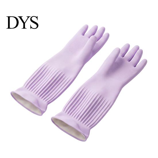 Protective Cleaning Gloves Extended Waterproof Dishwashing Gloves, Anti-slip Grip Natural Latex Elbow Length Kitchen Accessories Durable for