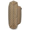 Gucci GG Supreme Canvas Front Pocket Tote Bag With Web Stripe In Beige For Unisex Daily Use