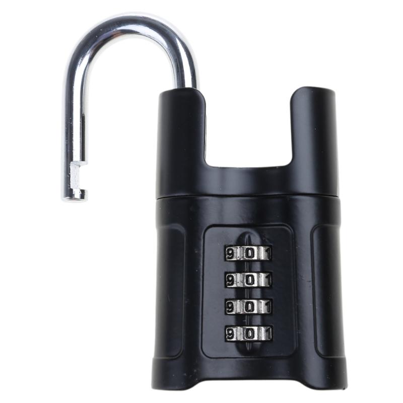 Heavy Duty Combination Padlock Waterproofs 4 Digit Padlocks Outdoor Safely Code Lock Weatherproof Gym Locker Lock