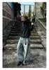 Unisex Retro Washed Black Hoodie: New Autumn Design, Loose Fit, Versatile Cardigan Outerwear.