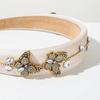 New Butterfly Rhinestone Baroque Headband Shiny Crystal Beads Court Style Hair Hoop Full Diamond Wide Hairbands Lady Headwear