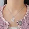  Triple Moon Goddess Necklace for Women Wiccan Crescent Celtic Knot Pendant Chain Stainless Steel Talisman Jewelry Gift