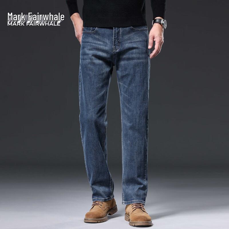 

Mark Hua Fei Men s Straight Fit Light Business Jeans 36