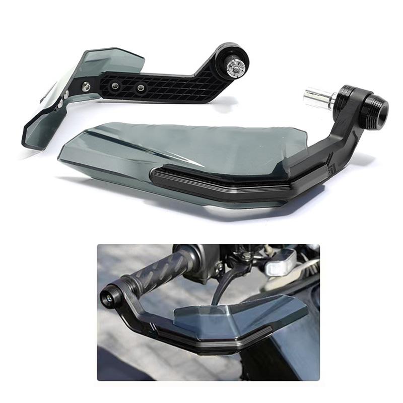 Motorcycle Handguard High Strength Impact Resistant Handlebar Wind Deflector for Motorbike BLACK