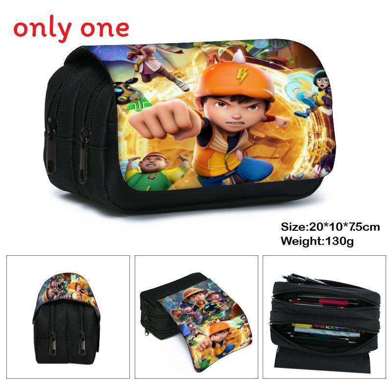Elements Hero Boboiboy Layer Pencil Case With Spacious Storage For Students And Kids