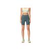 SAUCONY Solid Color Breathable High-Waisted Casual Shorts Women Shorts Grass-Green SC1249147A-GE25