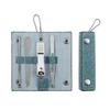 4 in 1 Nail Clipper Kit Stainless Steel Eyebrow Trimming Tool Portable Manicure Tools Set