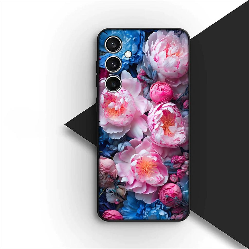 Weiche Hülle für Apple iPhone 17 Pro XS Max Air 6 7 8 Plus 5 + SE 2022 SE2 16E Hülle Handyhülle Mohnblume Blüte Mode